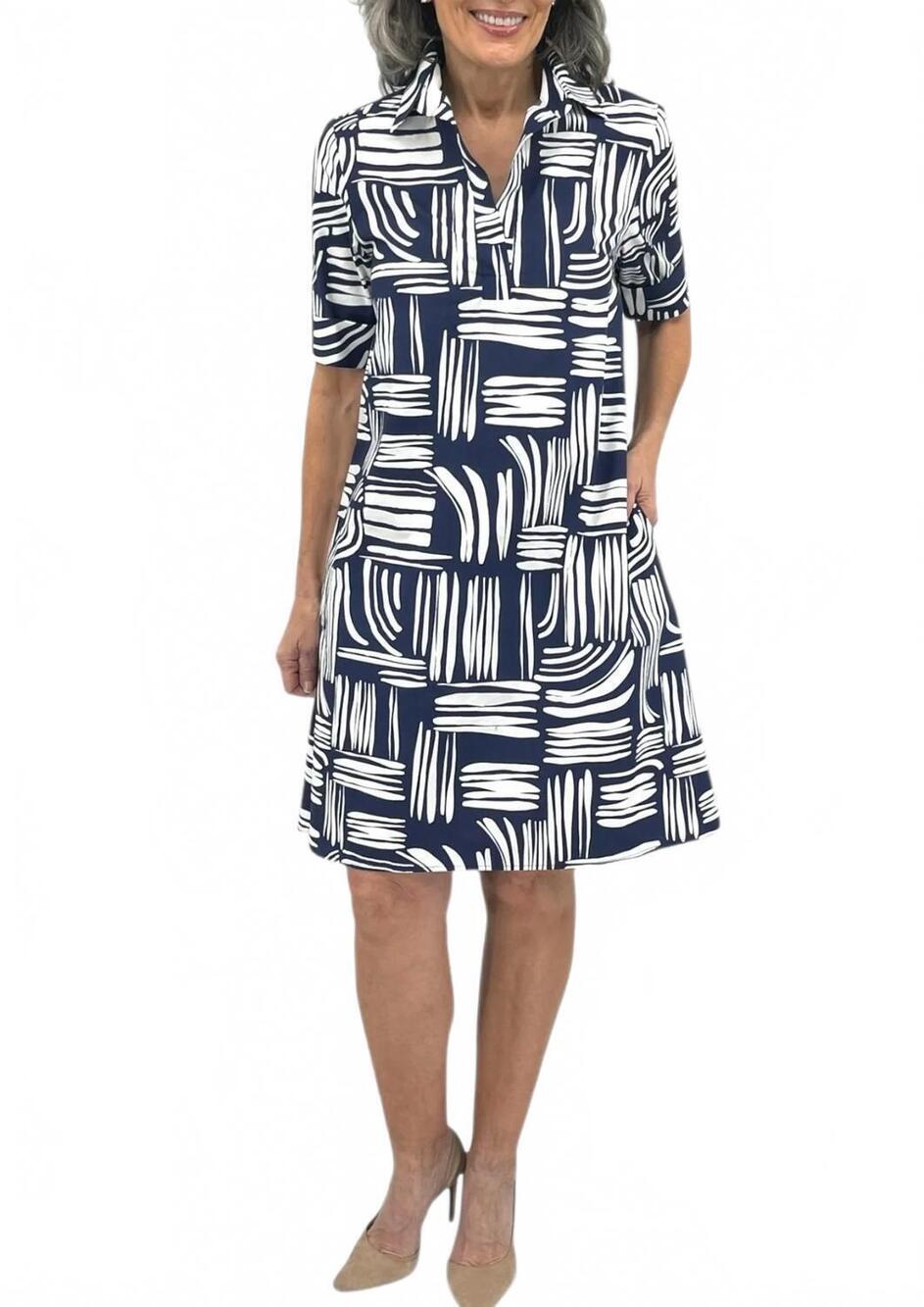 NEW ESTELLE AND FINN pull over dress in nautical